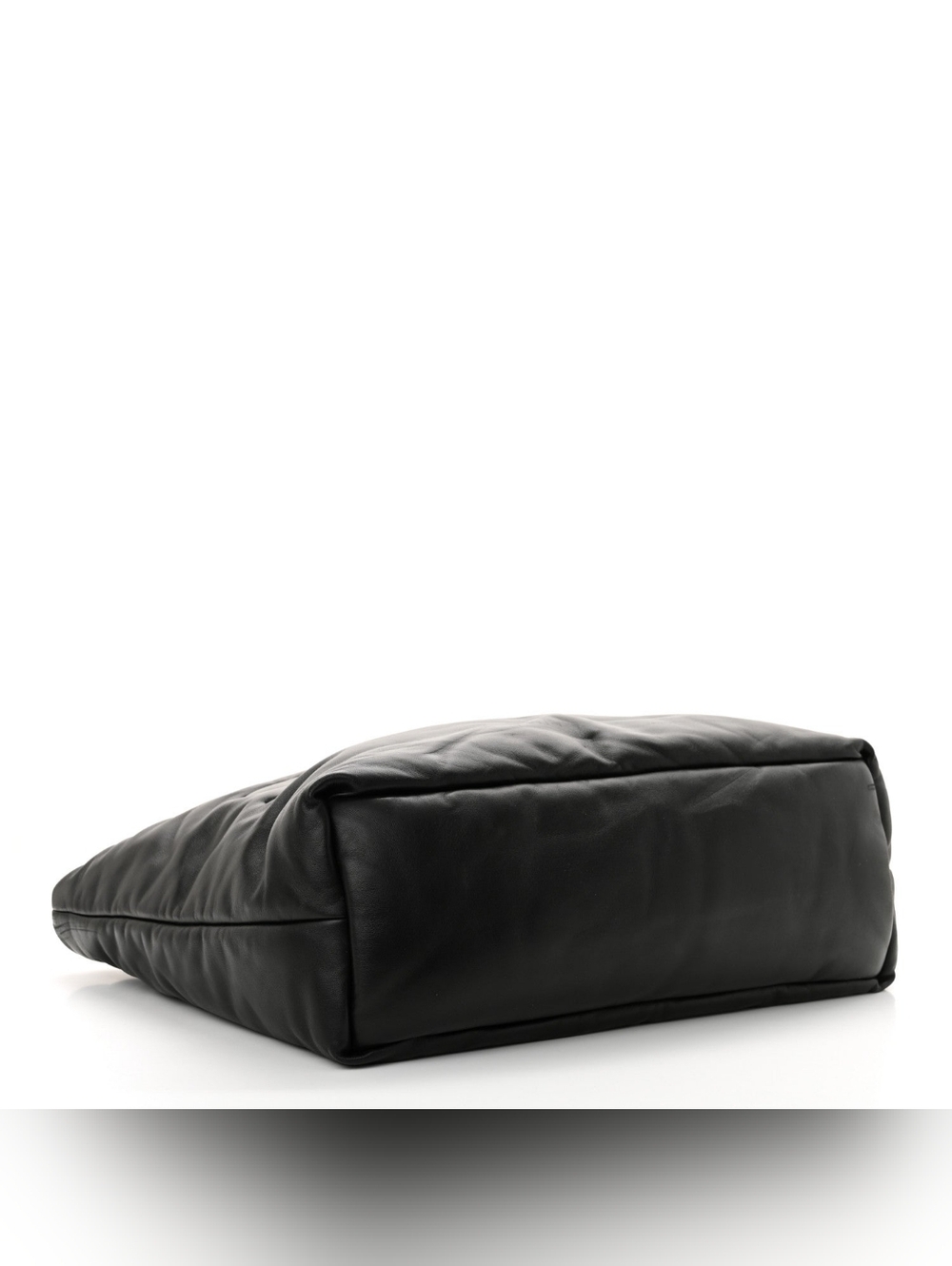Like New!!! Saint Laurent Wide Puffer Tote in Black Lambskin Leather YSL Nappa - Picture 10 of 15